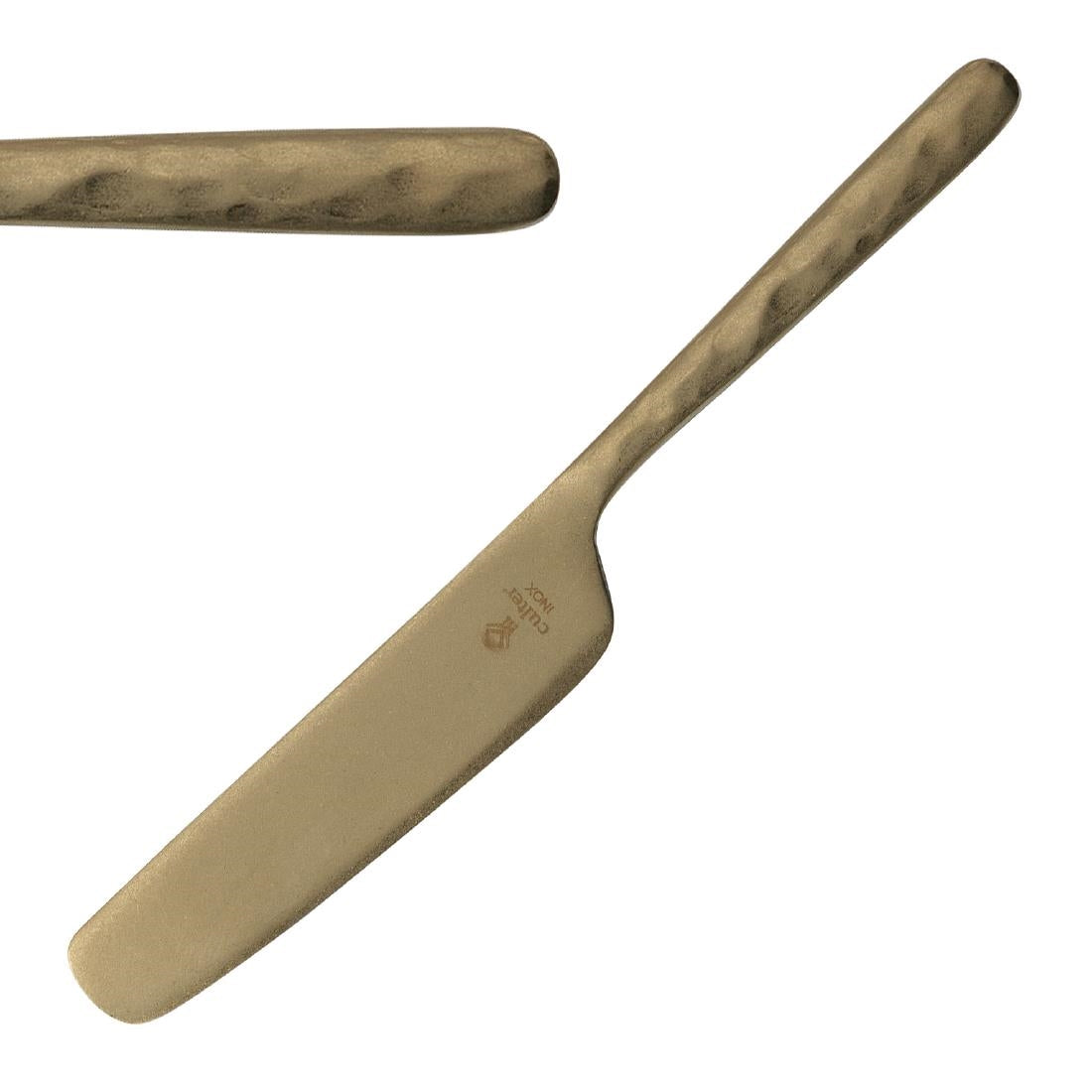 JC592 Kodai Vintage Gold Butter Knife (Pack 12) (Direct)