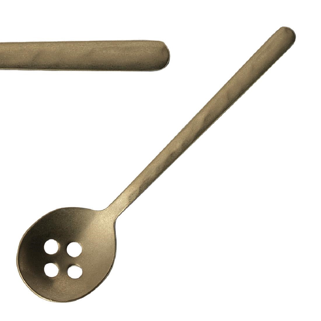 JC597 Kodai Vintage Gold Moka Spoon (Pack 12) (Direct)