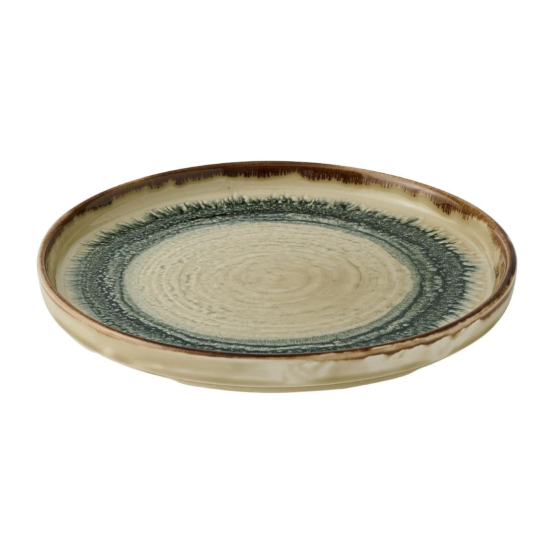 JC619 Harvest Flare Linen Walled Plate - 210mm (Pack 6) (Direct)