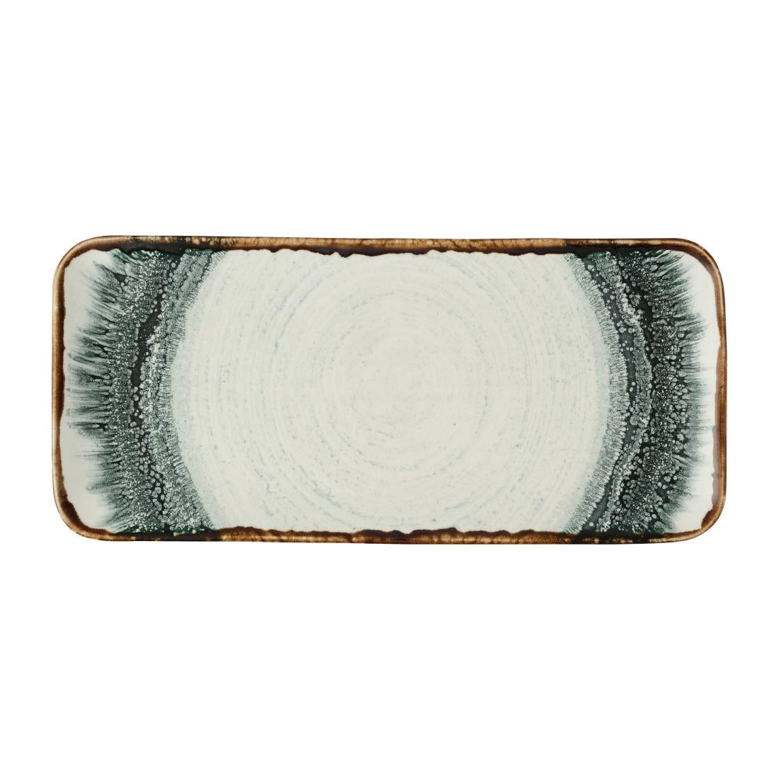 JC623 Harvest Flare Natural Organic Rectangle Platter - 350x158mm (Pack 6) (Direct)