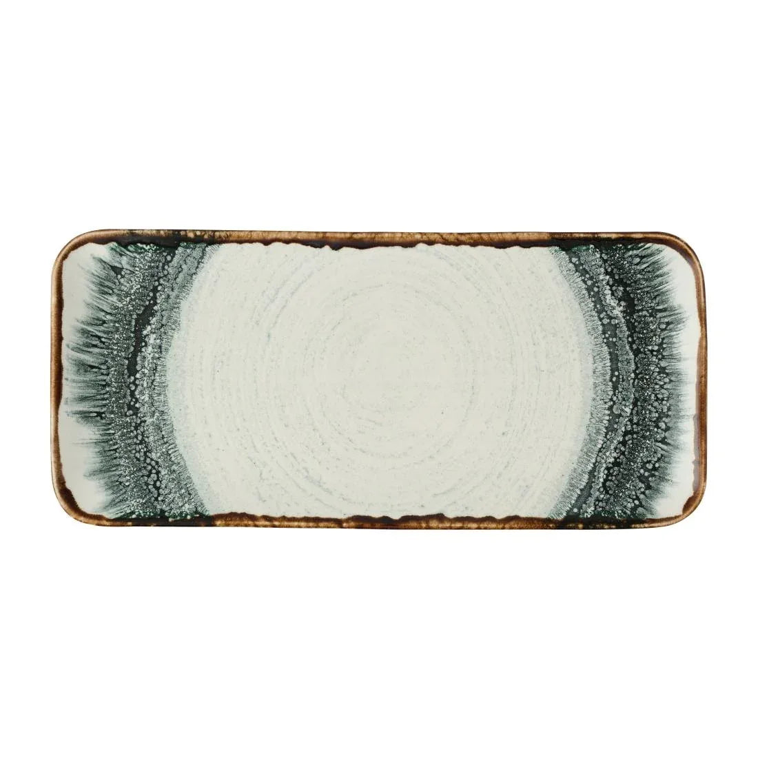 JC623 Harvest Flare Natural Organic Rectangle Platter - 350x158mm (Pack 6) (Direct)