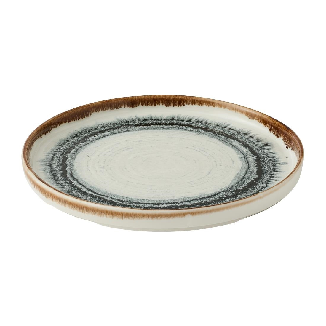 JC631 Harvest Flare Natural Walled Plate - 220mm (Pack 6) (Direct)