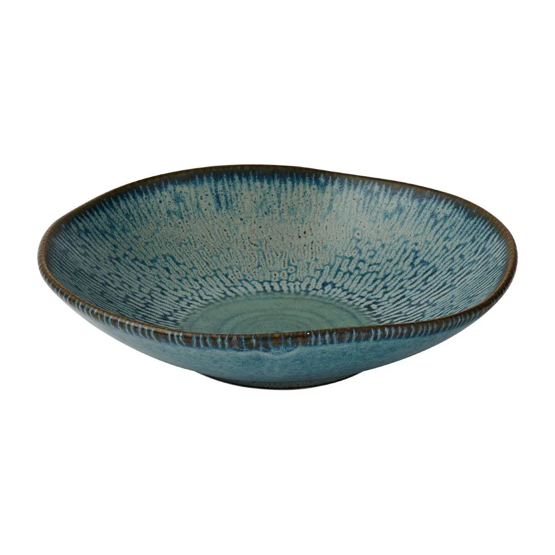 JC659 Cascade Sapphire Blue Natural Bowl - 220mm (Pack 6) (Direct)