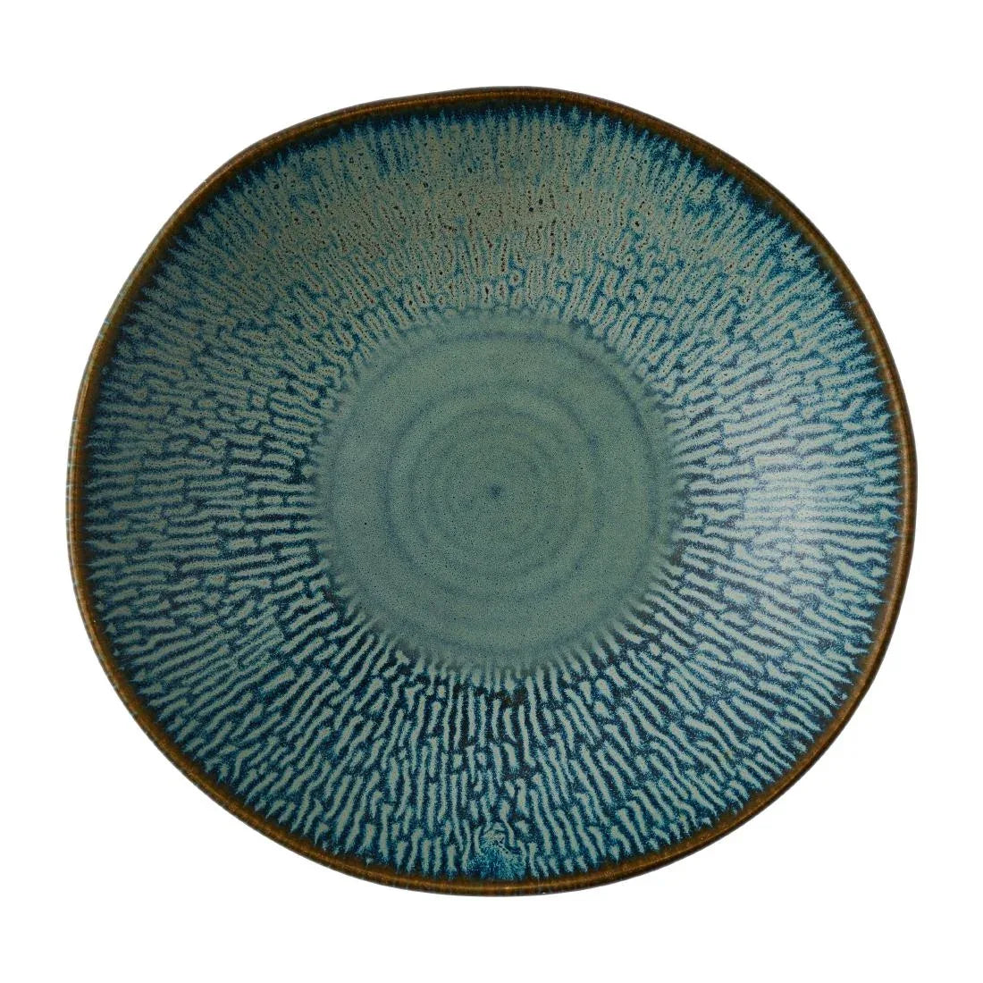 JC659 Cascade Sapphire Blue Natural Bowl - 220mm (Pack 6) (Direct)