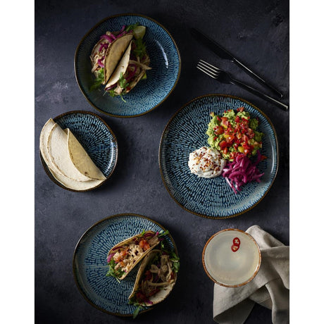 JC666 Cascade Sapphire Blue Natural Plate - 260mm (Pack 6) (Direct)