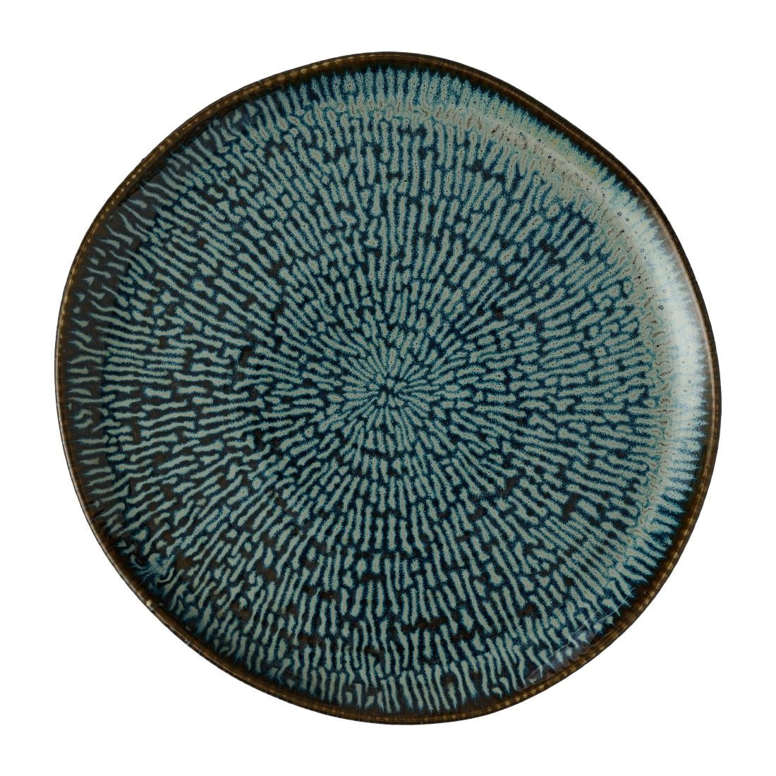 JC666 Cascade Sapphire Blue Natural Plate - 260mm (Pack 6) (Direct)