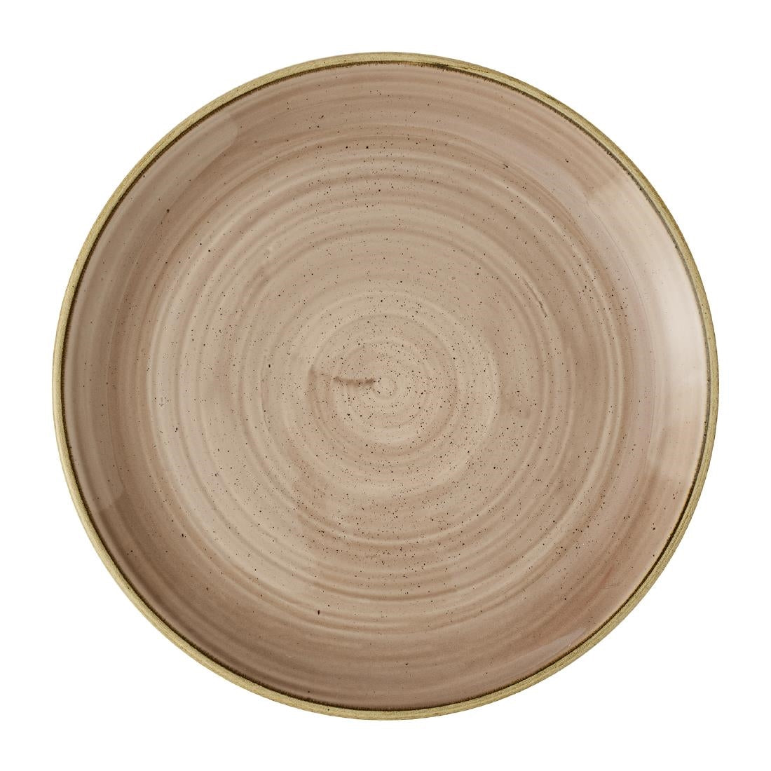 JC737 Stonecast Truffle Evolve Coupe Plate - 285mm (Pack 12) (Direct)