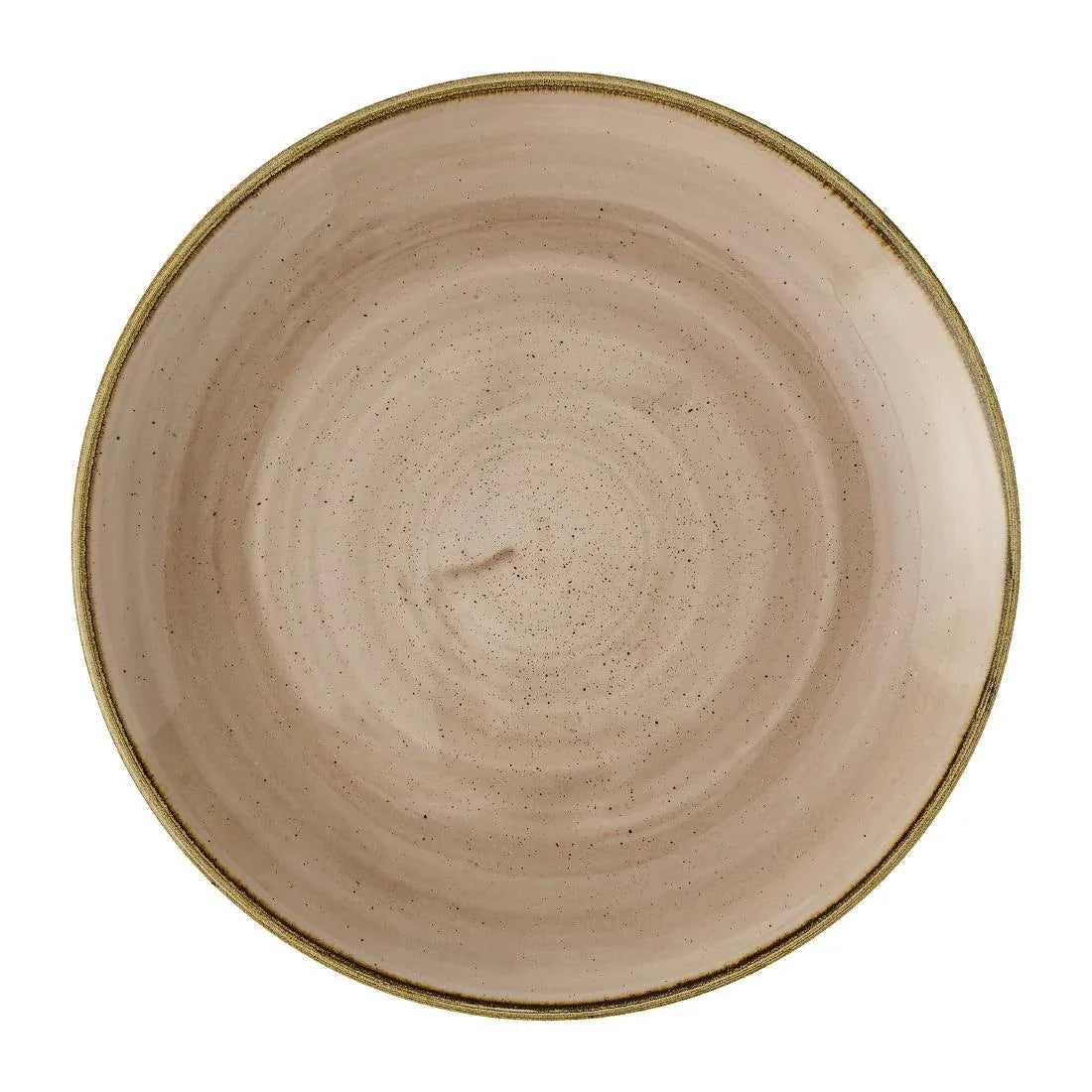 JC741 Stonecast Truffle Evolve Coupe Plate - 220mm (Pack 12) (Direct)