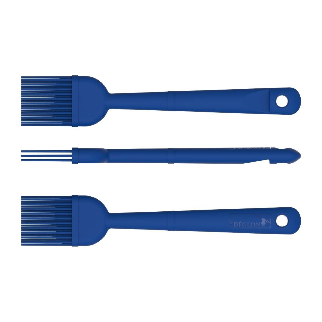 JC922 Deglon Stop Glisse Maryse Blue Heat Resistant Spatula - 16"
