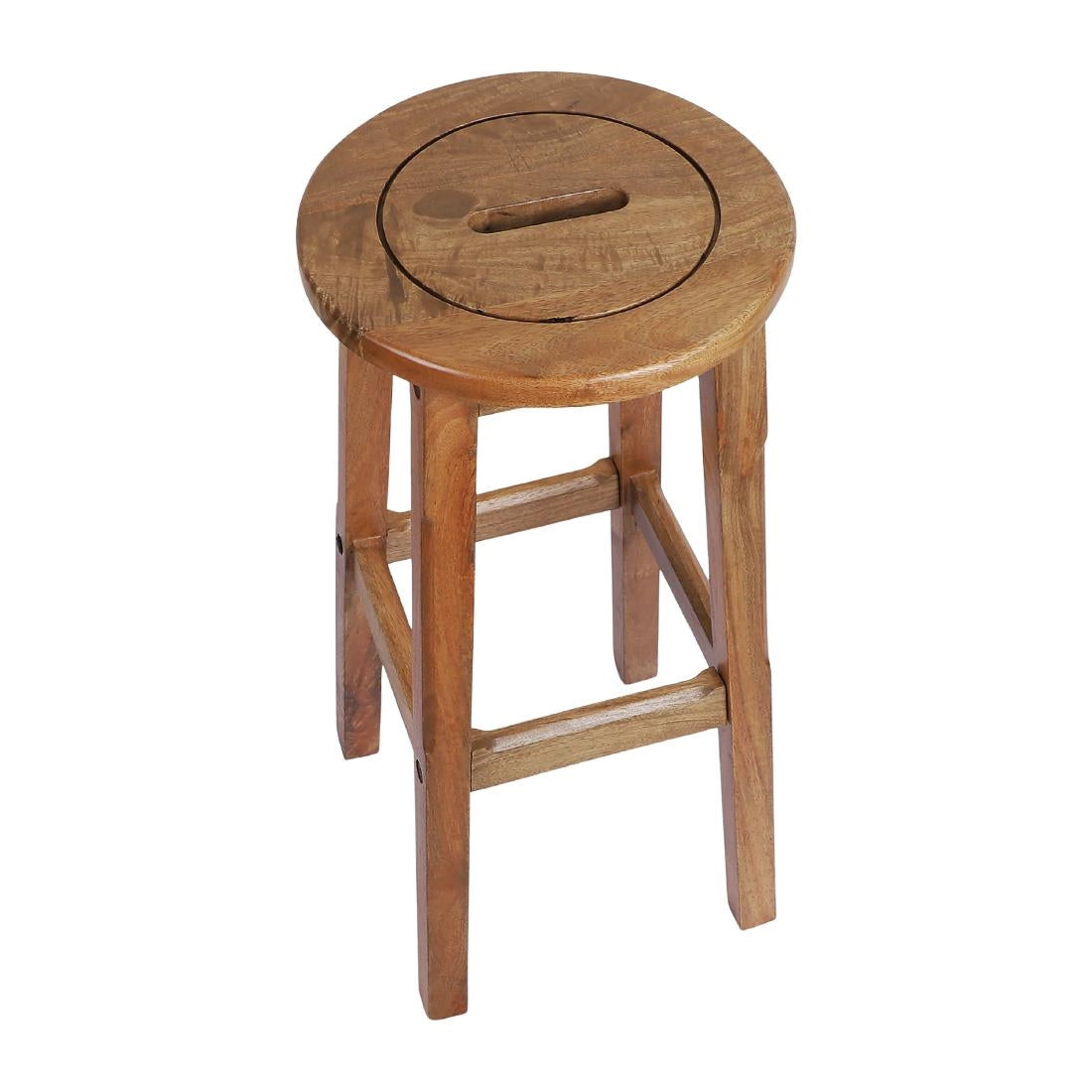 Bolero Harrington Classic Wooden Bar Stools (2 Pack)