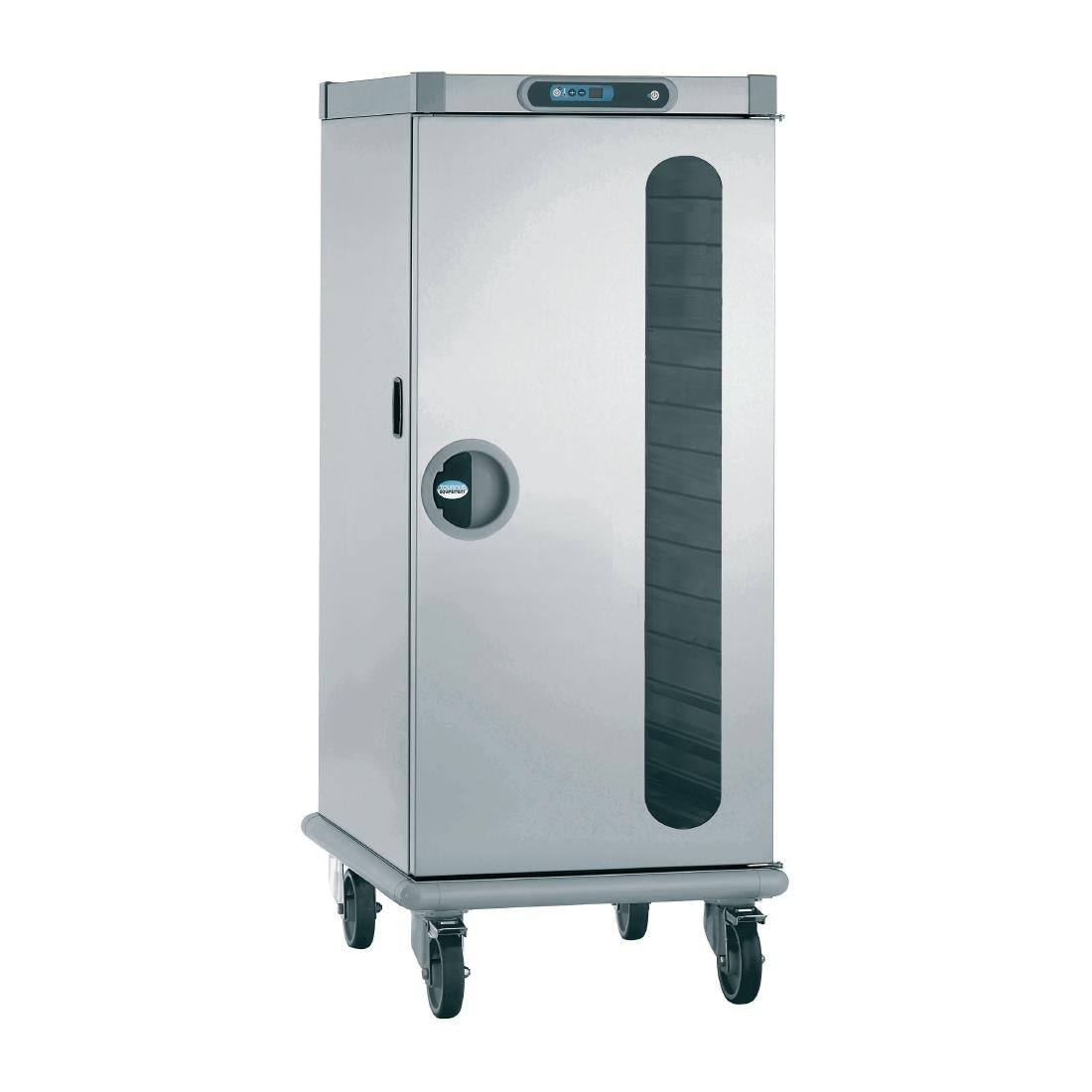 JC865 Tournus Roll'Service heated banquet trolley, part glazed s/s door, 15 x 2/1 GN