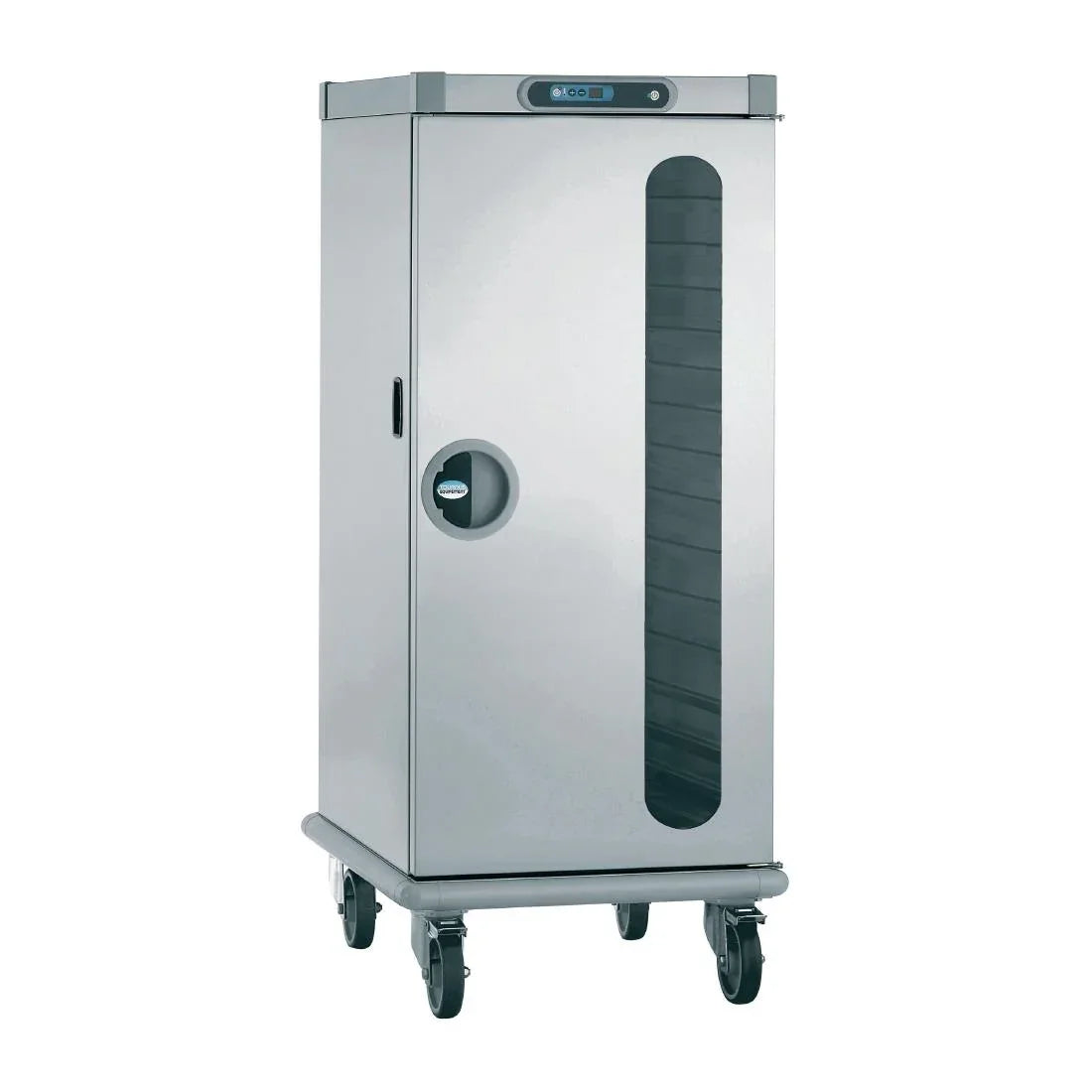 JC865 Tournus Roll'Service heated banquet trolley, part glazed s/s door, 15 x 2/1 GN
