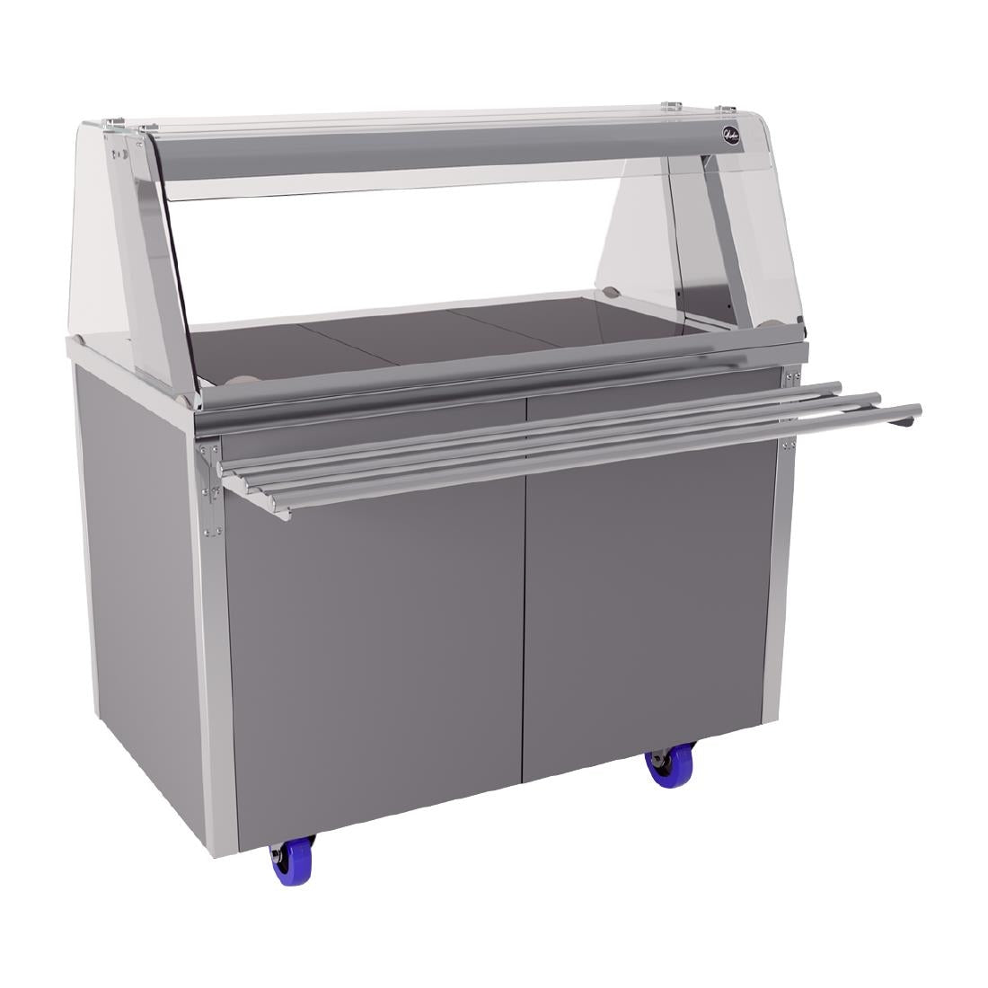 JC871 CED Glide 3 x 1/1 GN ceran top hotcupboard heated gantry trayslide