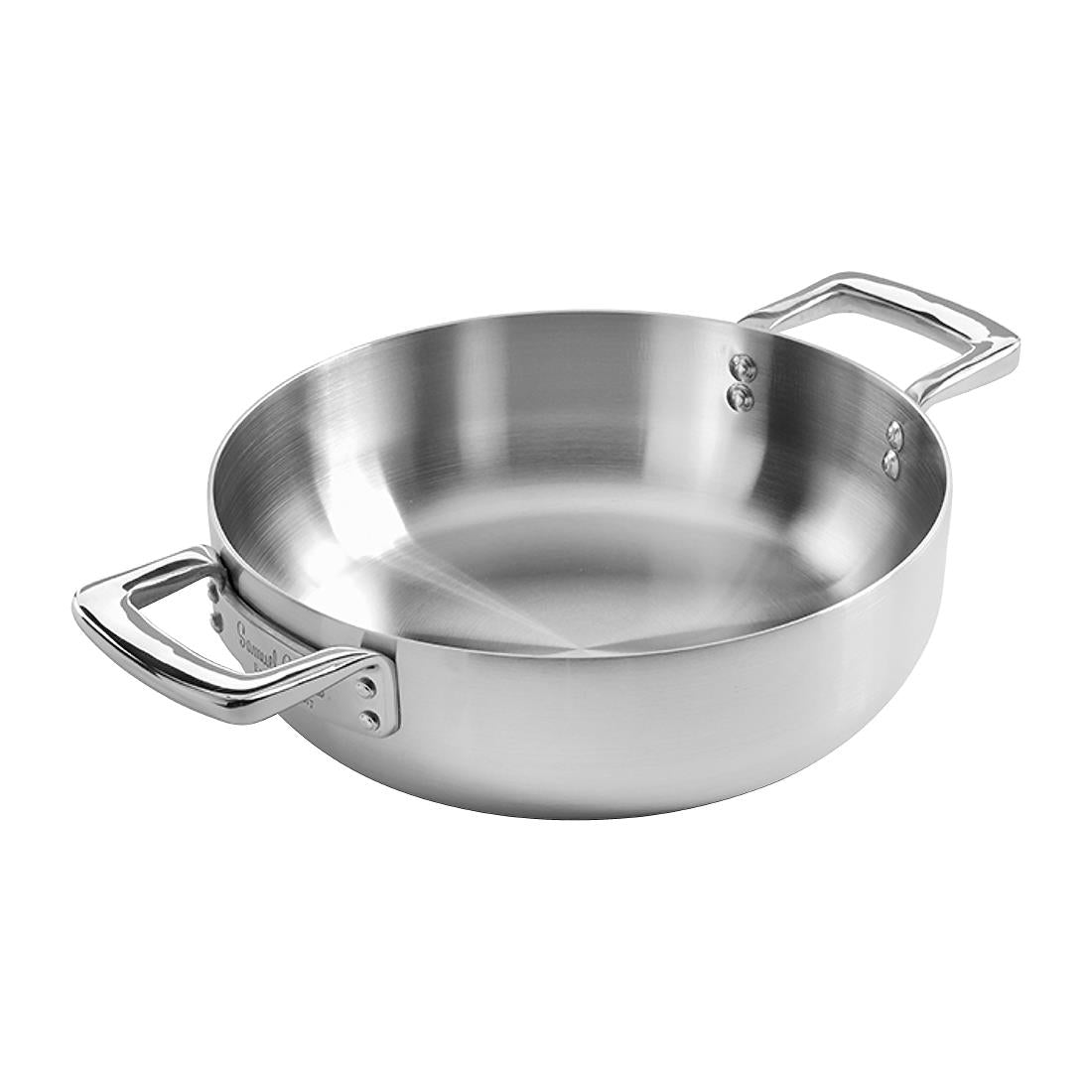 Samuel Groves Urban Stainless Steel Tri-Ply Chefs Pan with Domed Lid 26cm