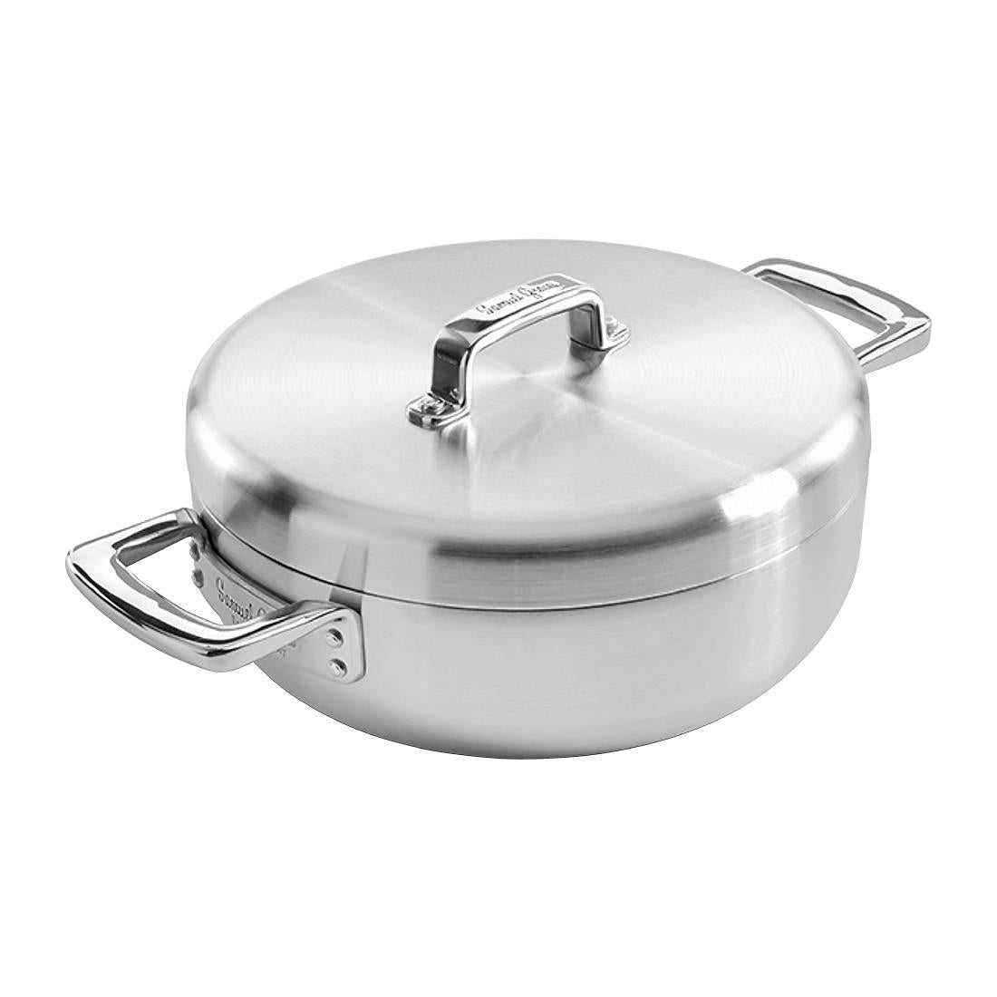 Samuel Groves Urban Stainless Steel Tri-Ply Chefs Pan with Domed Lid 26cm
