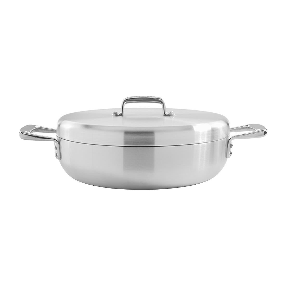 Samuel Groves Urban Stainless Steel Tri-Ply Chefs Pan with Lid 30cm