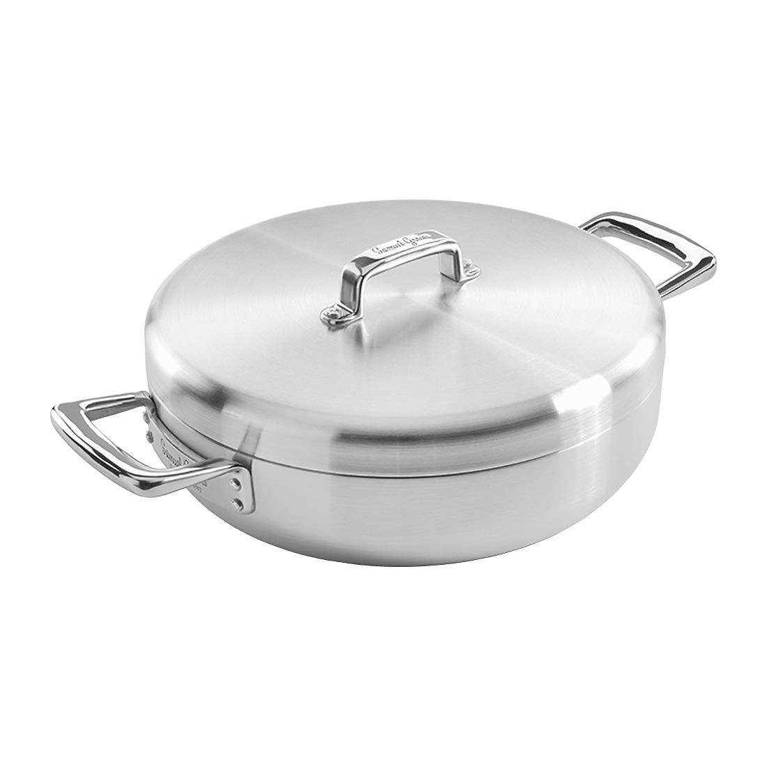 JC879 Samuel Groves Urban St/St Triply Chefs Pan with Domed Lid - 30cm (Direct)