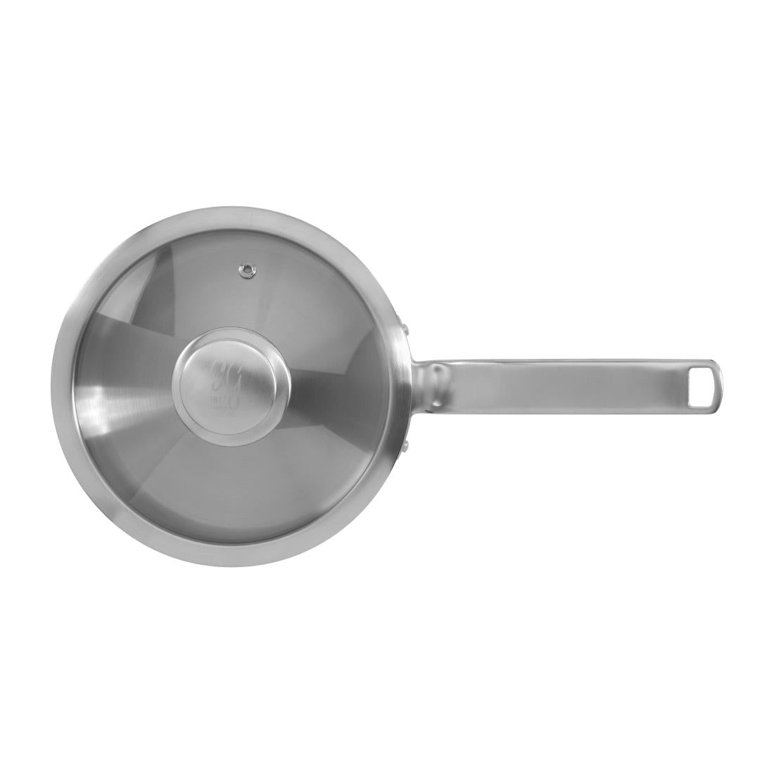 Samuel Groves Stainless Steel Saucepan and Glass Lid 18cm