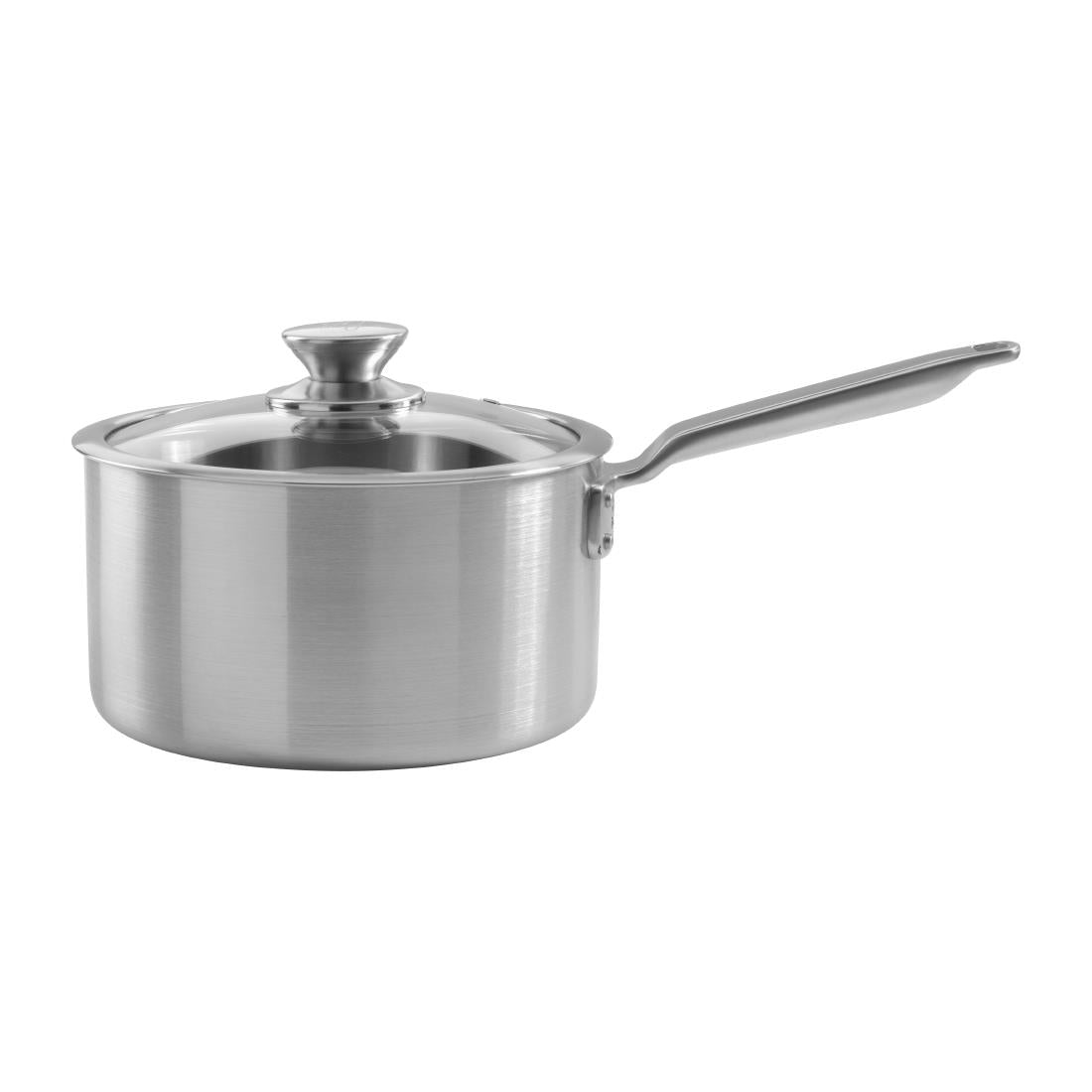 Samuel Groves Stainless Steel Saucepan and Glass Lid 20cm
