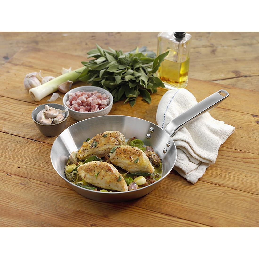 JC883 Samuel Groves Celsius Stainless Steel Frypan - 26cm (Direct)