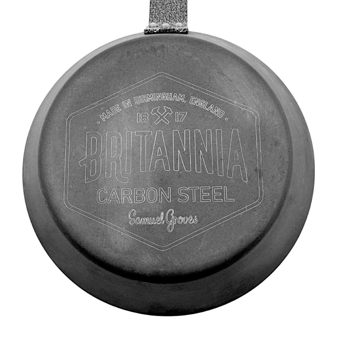 JC887 Samuel Groves Professional Seasoned Carbon Steel Frypan - 20cm (Direct)