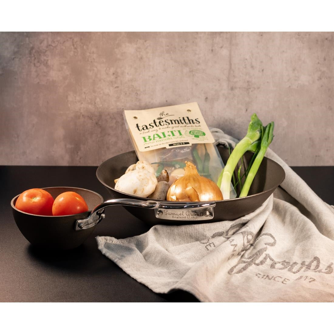 Samuel Groves Professional Seasoned Carbon Steel Melting/Sauce Pot 12cm
