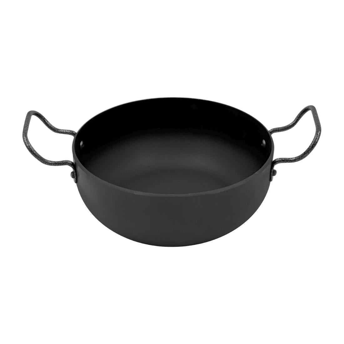 JC893 Samuel Groves Professional Seasoned Carbon Steel Chefs Pan - 22cm (Direct)