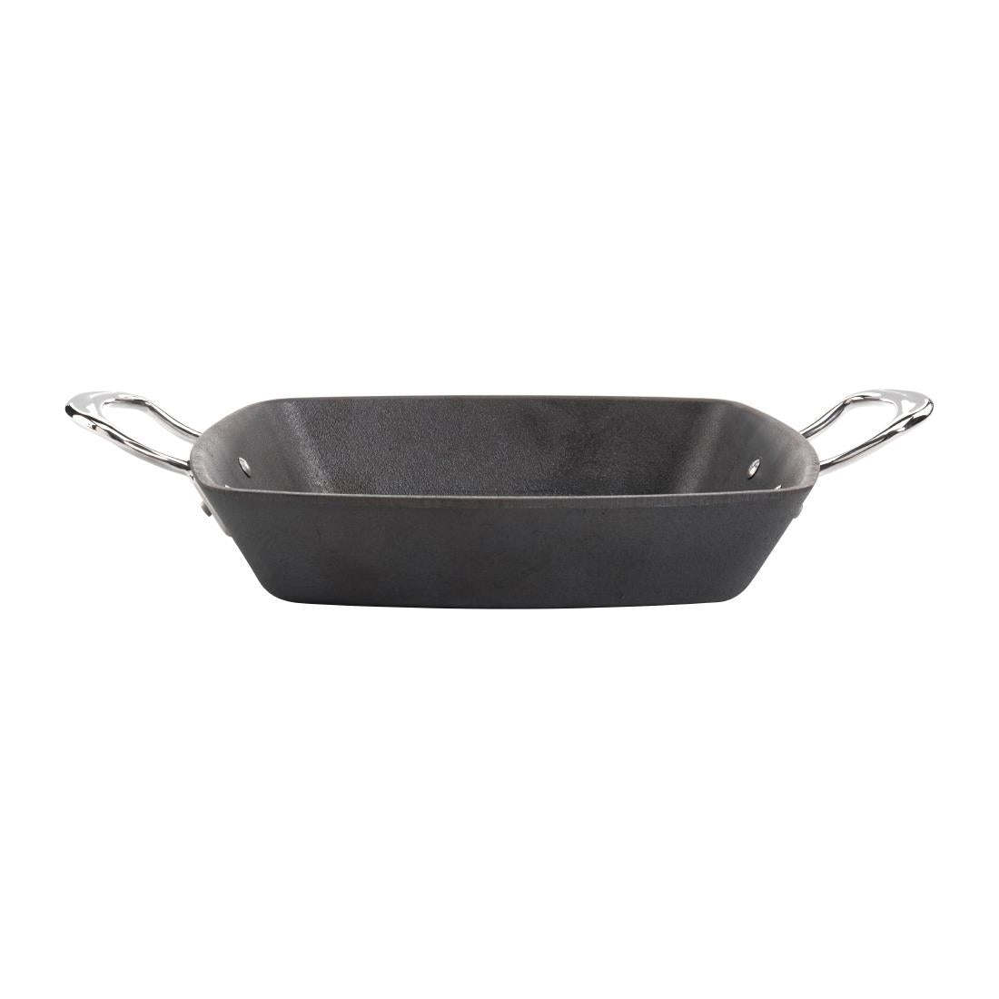 Samuel Groves Cast Iron Double Handle Square Grill Pan 26cm