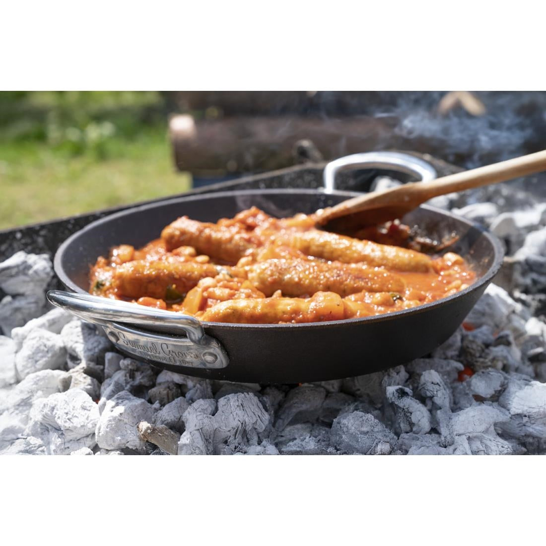 Samuel Groves Cast Iron Double Handled Skillet 24cm