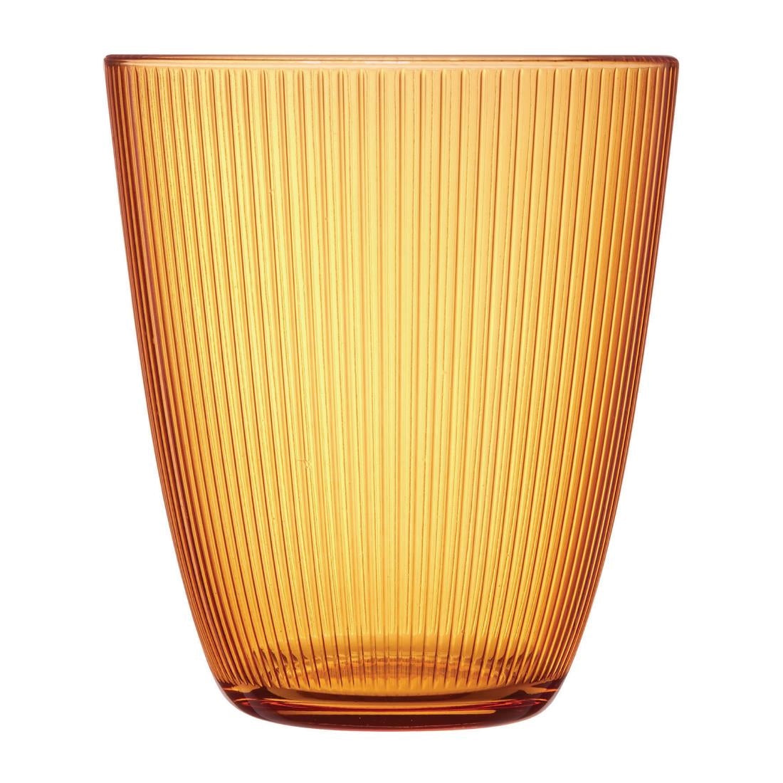 JC972 Concepto Stripy Amber Tumbler - 320ml (Pack 24)