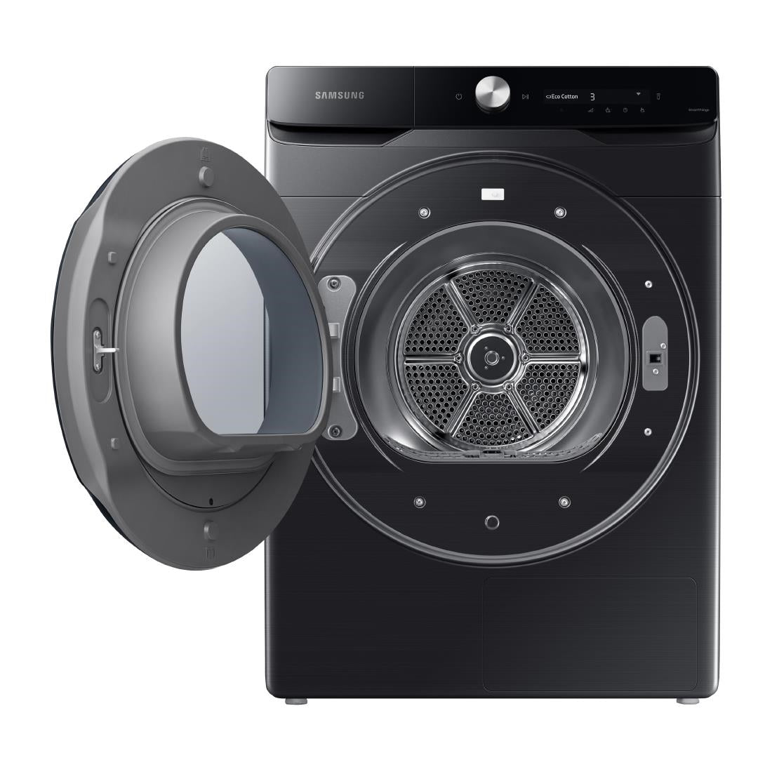 JD008 Samsung Series 9 DV16DG8600BVU1 16KG Heat Pump Tumble Dryer, Black