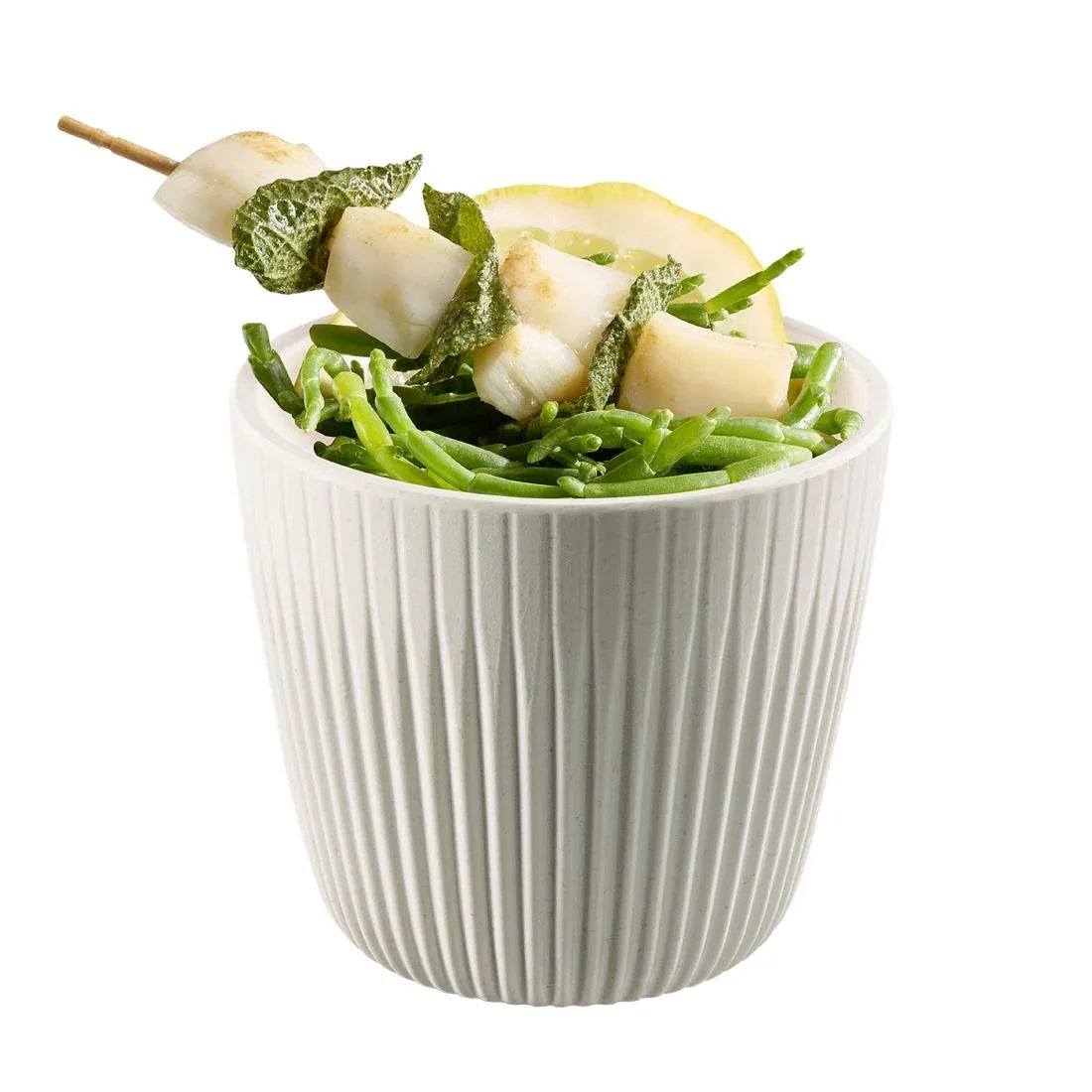 JD161 APS Lineo White Bowl - 85x75mm180ml (Pack 6)