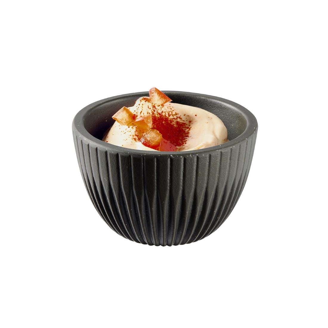 JD166 APS Lineo Brown Dip bowls - 60x35mm 30ml (Pack 6)