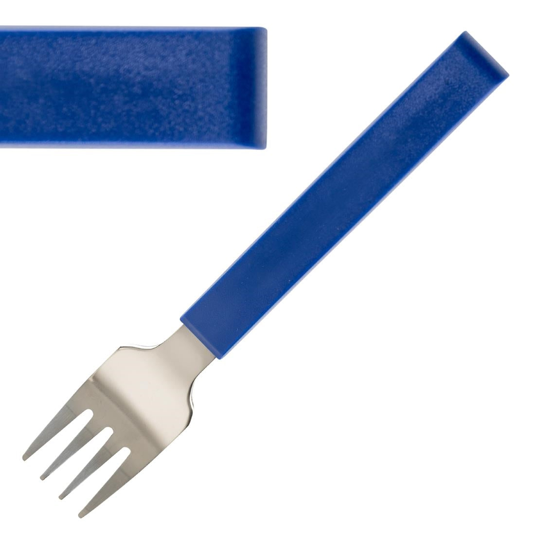 JD240 Amefa Select Straight Dessert Fork Blue (Pack 12)