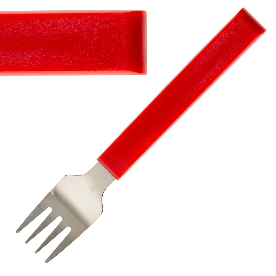 JD241 Amefa Select Straight Dessert Fork Red (Pack 12)