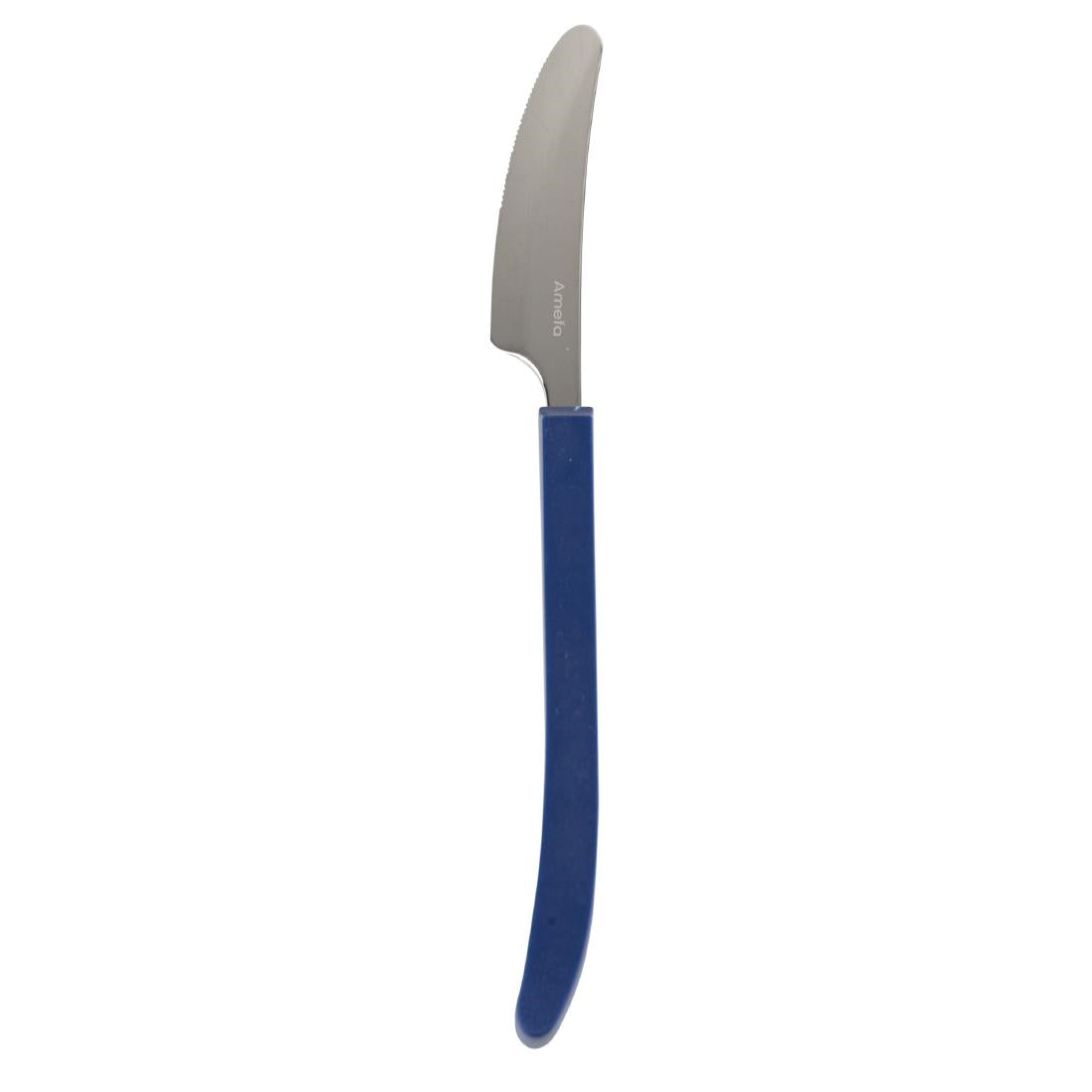 JD252 Amefa Select Straight Dessert Knife Blue (Pack 12)