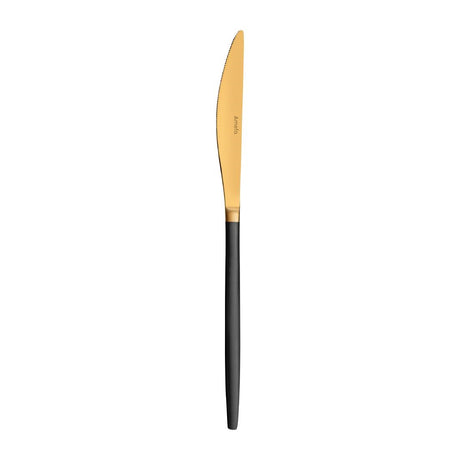 JD260 Amefa Soprano Black/Gold Pvd Table Knife (Pack 12)