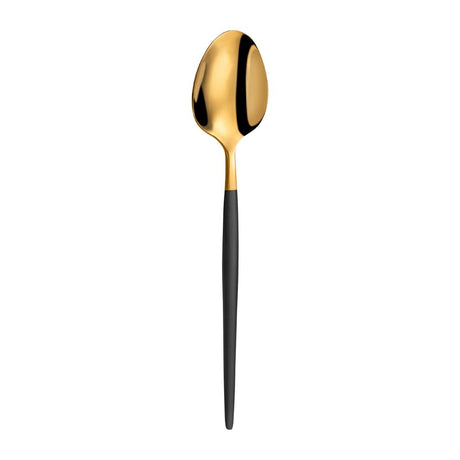 JD262 Amefa Soprano Black/Gold Dessert Spoon (Pack 12)