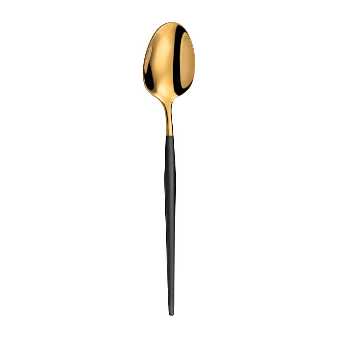 Amefa Soprano Medium Teaspoons Black & Gold (12 Pack)