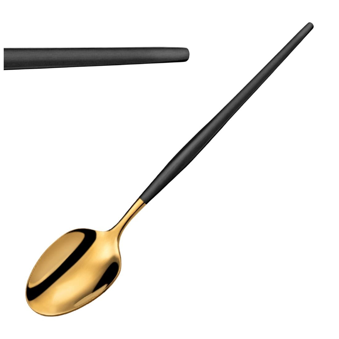 JD263 Amefa Soprano Black/Gold Medium Teaspoon (Pack 12)