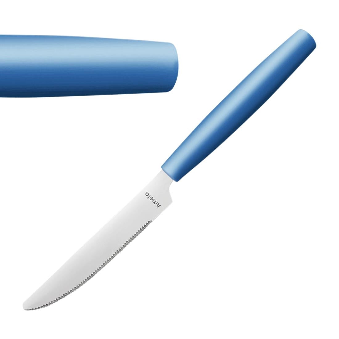 JD264 Amefa Pixel Table Knife Blue (Pack 12)