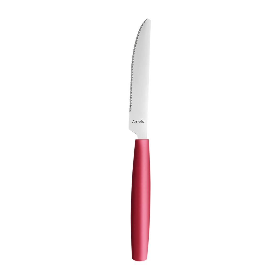JD272 Amefa Pixel Table Knife Red (Pack 12)