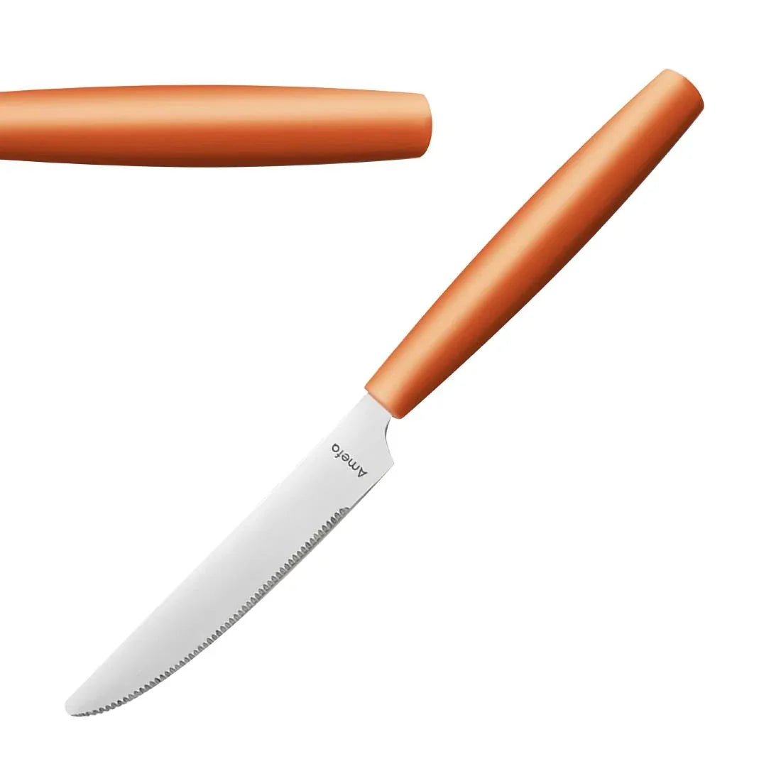 JD280 Amefa Pixel Table Knife Orange (Pack 12)
