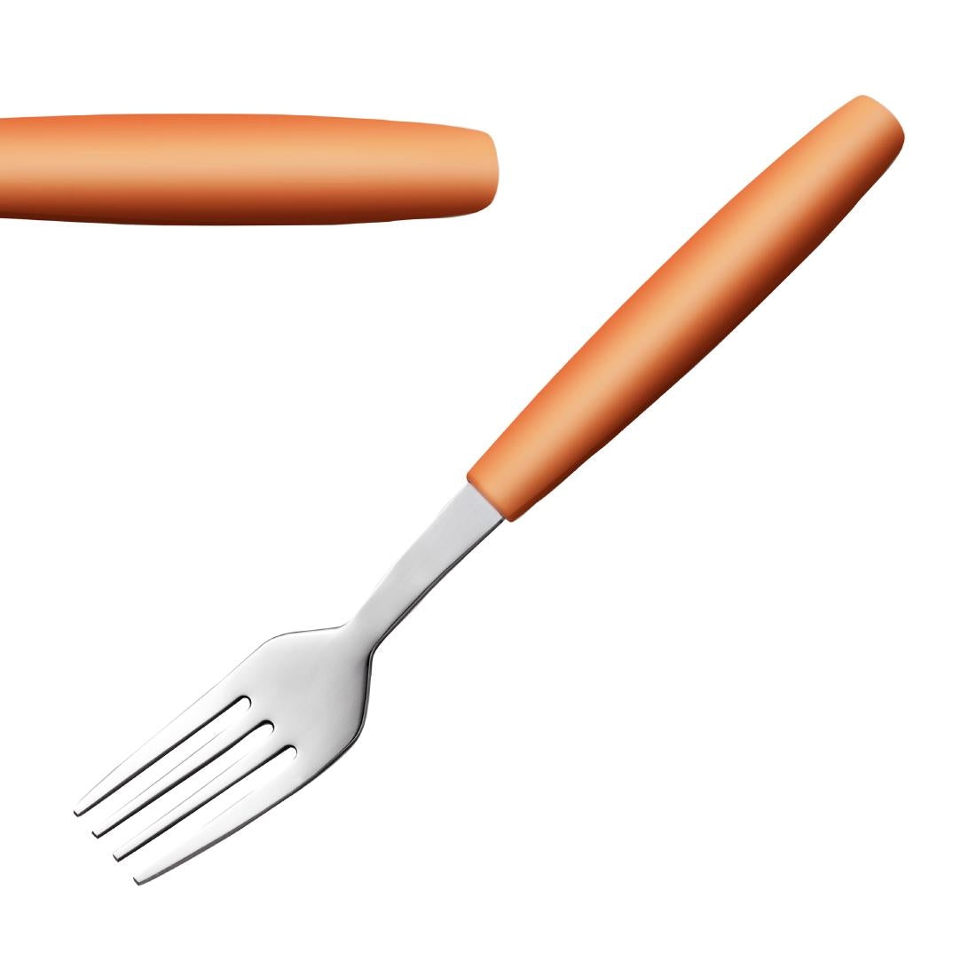 JD284 Amefa Pixel Dessert Fork Orange (Pack 12)
