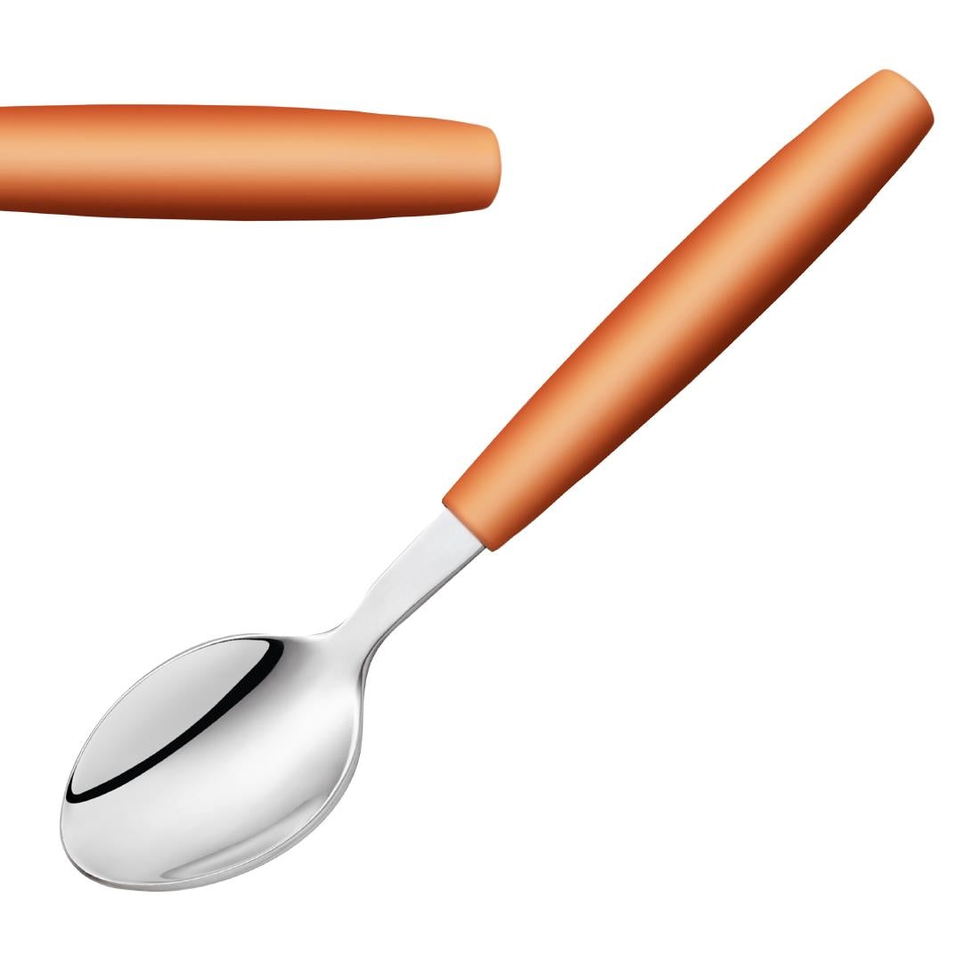 JD285 Amefa Pixel Dessert Spoon Orange (Pack 12)
