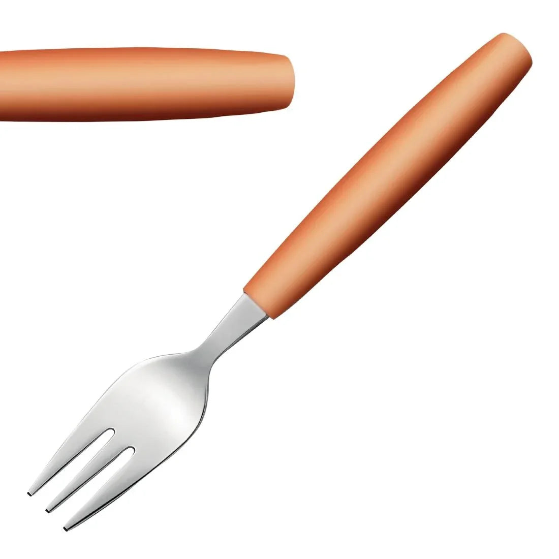 JD287 Amefa Pixel Cake Fork Orange (Pack 12)