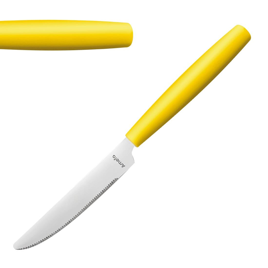 JD288 Amefa Pixel Table Knife Yellow (Pack 12)