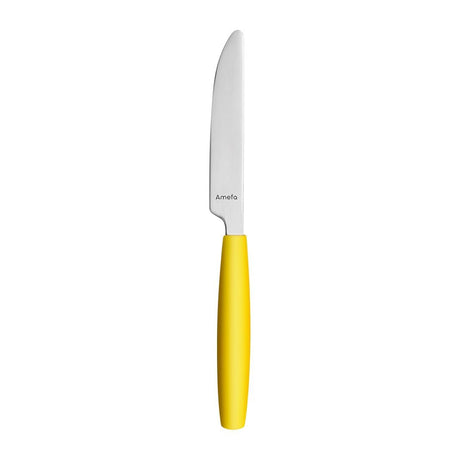 JD291 Amefa Pixel Dessert Knife Yellow (Pack 12)