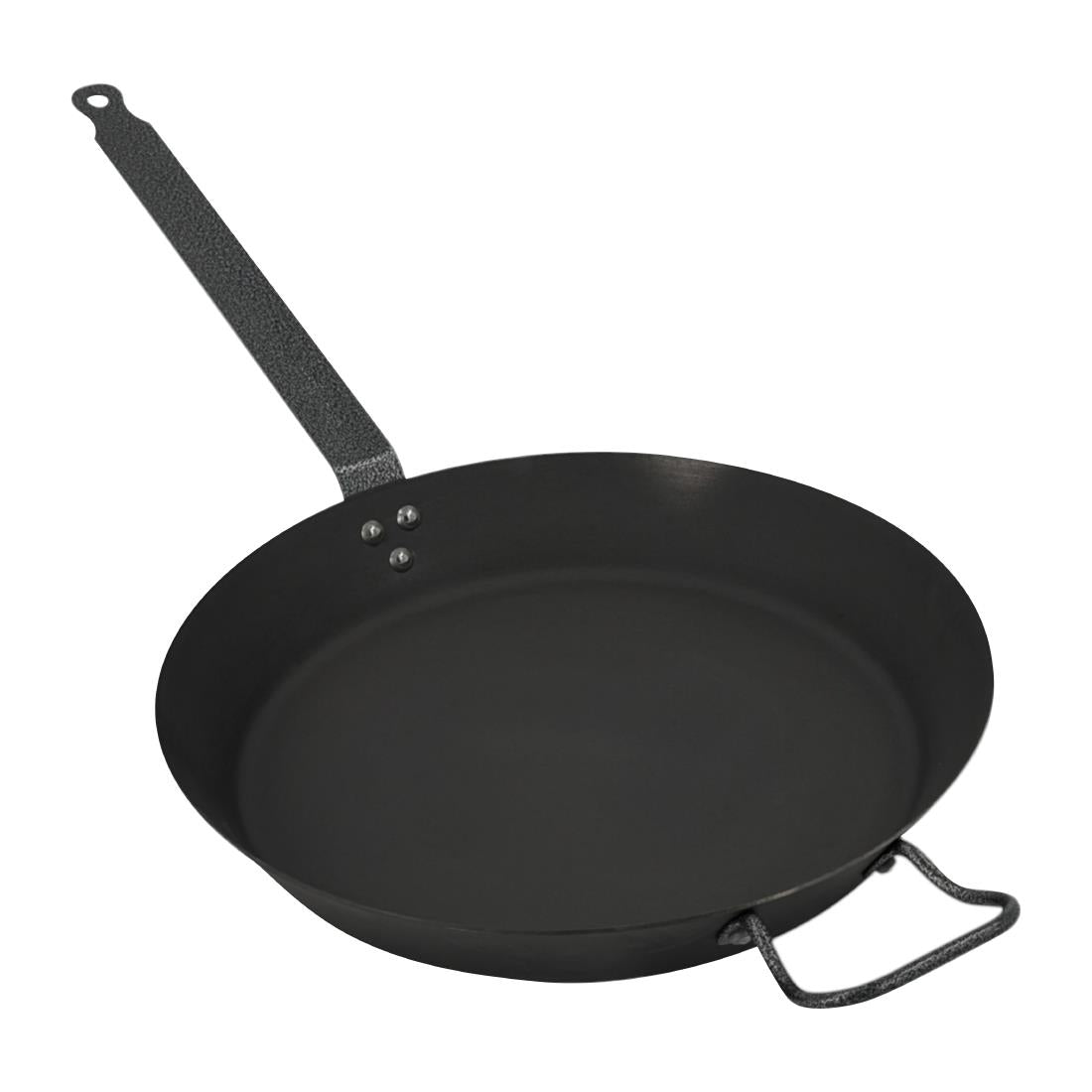 JC888 Samuel Groves Professional Seasoned Carbon Steel Frypan - 30cm (Direct)