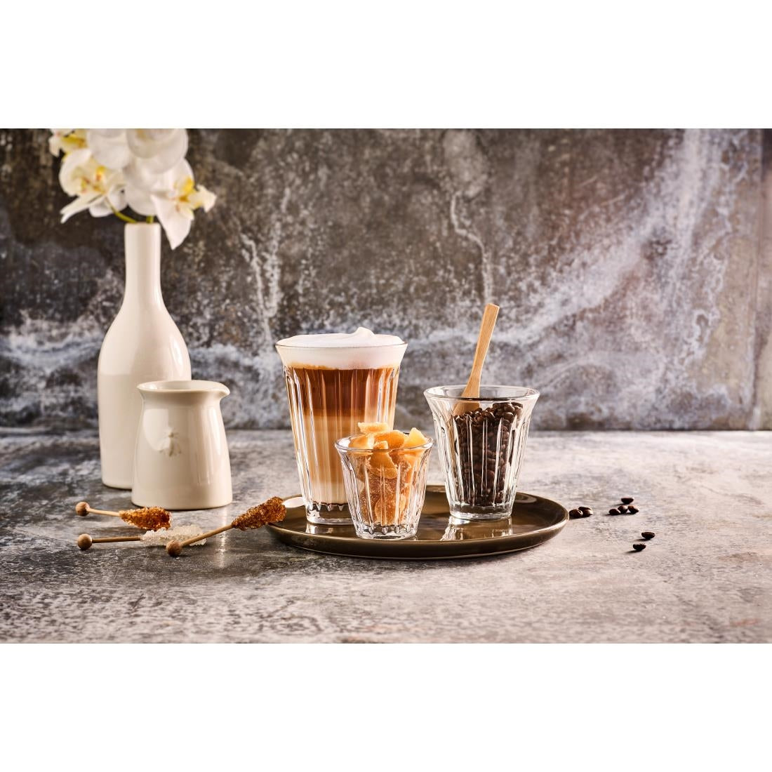 JD383 - La Rochere Zinc Long Drink Glasses 360ml/12.75oz (6 Pack)